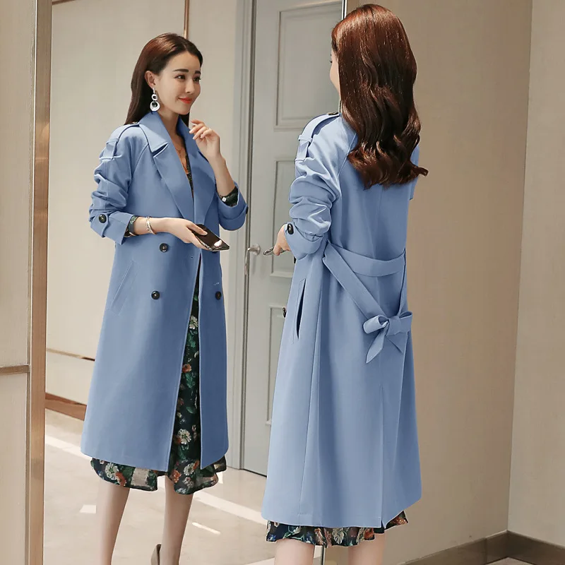 2019 Spring And Autumn Trench Coat Commuting Suit Collar Solid Color Double Breasted Mid-length Convention Long Sleeve Slim Fit
2019 Spring And Autumn Trench Coat Commuting Suit Collar Solid Color Double Breasted Mid-length Convention Long Sleeve Slim Fit