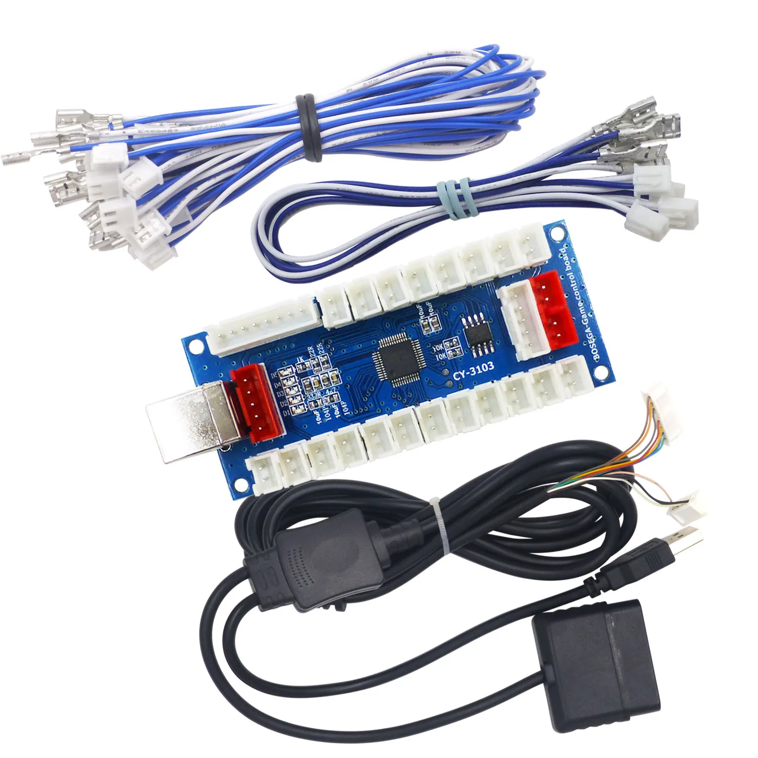 SJ@JX Arcade Controller PCB Board Encoder Zero Delay Joystick Button for PC Raspberry Pi PS2 PS3
SJ@JX Arcade Controller PCB Board Encoder Zero Delay Joystick Button for PC Raspberry Pi PS2 PS3