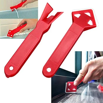2 Pcs Silicone Glass Sealant Remover Tool Kit Angle Scraper Caulking Mould Remover Cleaning Tool For Home Spatula Glue Shovel
2 Pcs Silicone Glass Sealant Remover Tool Kit Angle Scraper Caulking Mould Remover Cleaning Tool For Home Spatula Glue Shovel