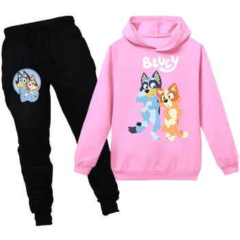 Bluey Bingo Fashion Children Hoodies Pants 2pcs Sets Baby Clothing Casual Kids Clothes Tops Boys Sweatshirts Girls Long Sleeved
Bluey Bingo Fashion Children Hoodies Pants 2pcs Sets Baby Clothing Casual Kids Clothes Tops Boys Sweatshirts Girls Long Sleeved