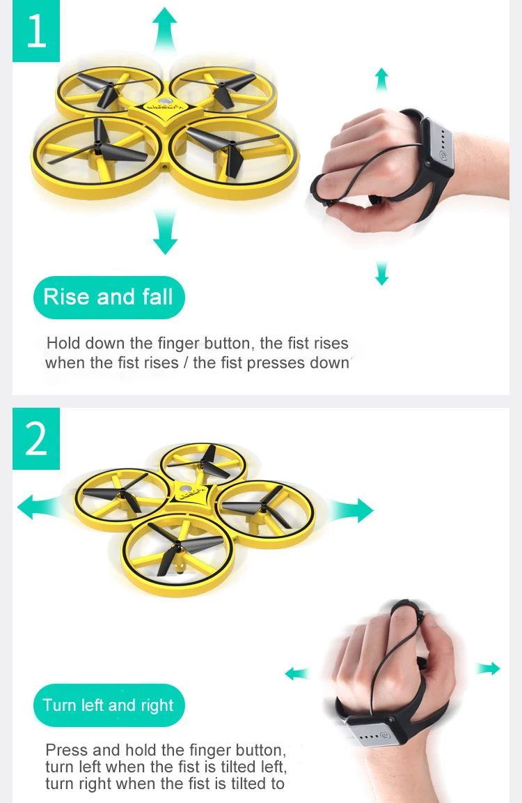 Mini RC watch drone UFO Infrared Induction Gesture Sensing Helicopter Electronic Remote Control Quadcopter Aircraft Kids Toys Mini RC watch drone UFO Infrared Induction Gesture Sensing Helicopter Electronic Remote Control Quadcopter Aircraft Kids Toys