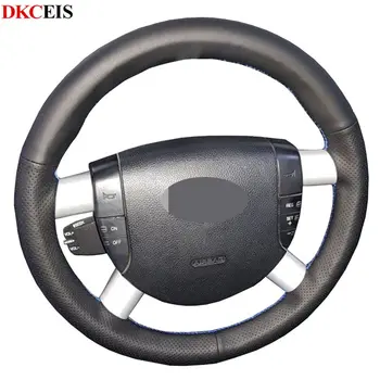 DIY Hand-stitched Black PU Artificial Leather Car Steering Wheel Cover for Ford Mondeo Mk3 2006 2005 2004 2003 2002
DIY Hand-stitched Black PU Artificial Leather Car Steering Wheel Cover for Ford Mondeo Mk3 2006 2005 2004 2003 2002