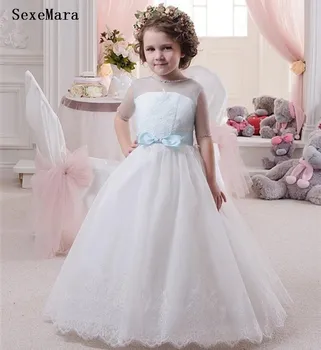 New for Girls First Communion Dresses Wedding Party Prom Gown Flower Girl Dress White Ivory Custom Made
New for Girls First Communion Dresses Wedding Party Prom Gown Flower Girl Dress White Ivory Custom Made