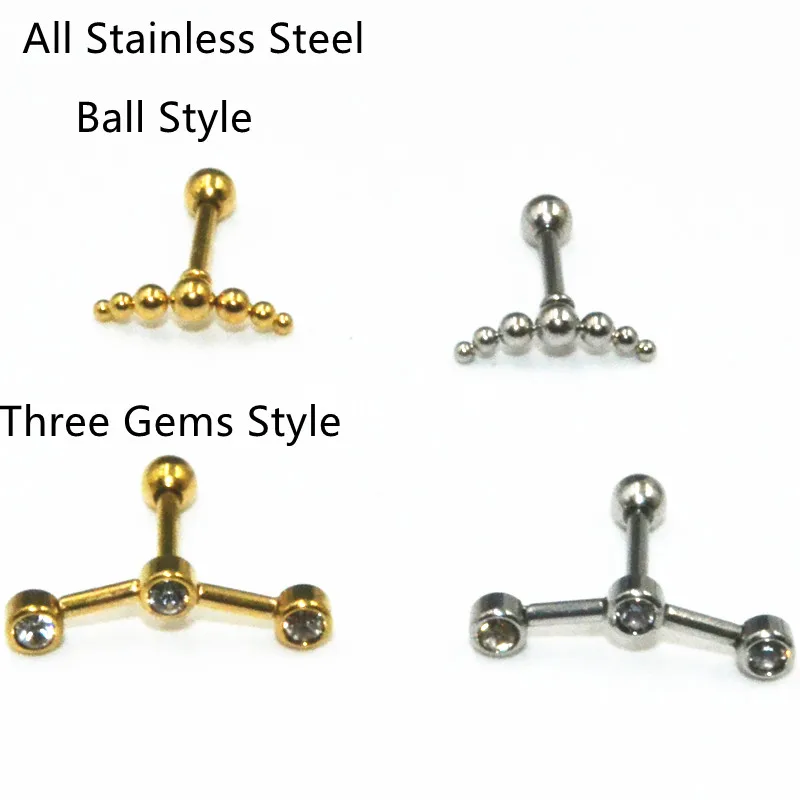 50pcs Body Piercing jewelry- Simple Ball Three Gems Women/Men Earring Ear Studs Ear Helix Cartilage Bar Ear Piercing 16G
50pcs Body Piercing jewelry- Simple Ball Three Gems Women/Men Earring Ear Studs Ear Helix Cartilage Bar Ear Piercing 16G