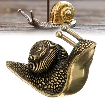 37mm Small Lifelike Brass Snail Statue Mini Snail Collection Ornament Props for Home Office Desk Decor
37mm Small Lifelike Brass Snail Statue Mini Snail Collection Ornament Props for Home Office Desk Decor