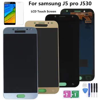 LCD For Samsung J5 Pro J530 J530F Replaced Screen Display Touch Screen Digitizer Assembly With Tools Tempered Glass Film
LCD For Samsung J5 Pro J530 J530F Replaced Screen Display Touch Screen Digitizer Assembly With Tools Tempered Glass Film