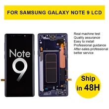 100% Original Amoled 6.4'' Display with Frame for Samsung Galaxy Note 9 Note9 N960F Full LCD Touch Screen Digitizer Repair Parts
100% Original Amoled 6.4'' Display with Frame for Samsung Galaxy Note 9 Note9 N960F Full LCD Touch Screen Digitizer Repair Parts