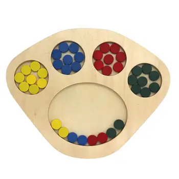 Kids Wooden Round Disks Color Classification Board Children Educational Toy Gift 
Kids Wooden Round Disks Color Classification Board Children Educational Toy Gift