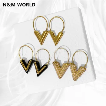 Black / Pearl/ Gold 2019 Fashion Dangle Earring Classic Retro Letter Brand Earring For Women Girls Gift
Black / Pearl/ Gold 2019 Fashion Dangle Earring Classic Retro Letter Brand Earring For Women Girls Gift