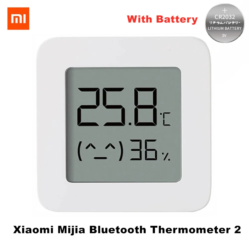 

Xiaomi Mijia Bluetooth Thermometer 2 Wireless Smart Electric Digital Hygrometer Thermometer Work with Mijia APP With Battery