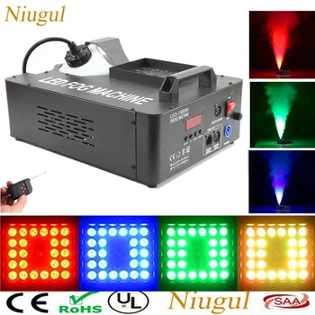 1500W Smoke Machine With RGB 3in1 24X9W LED Light,DMX512 Wrieless Remote Control LED Fog Machine ,Pyro Vertical LED Stage Fogger
1500W Smoke Machine With RGB 3in1 24X9W LED Light,DMX512 Wrieless Remote Control LED Fog Machine ,Pyro Vertical LED Stage Fogger