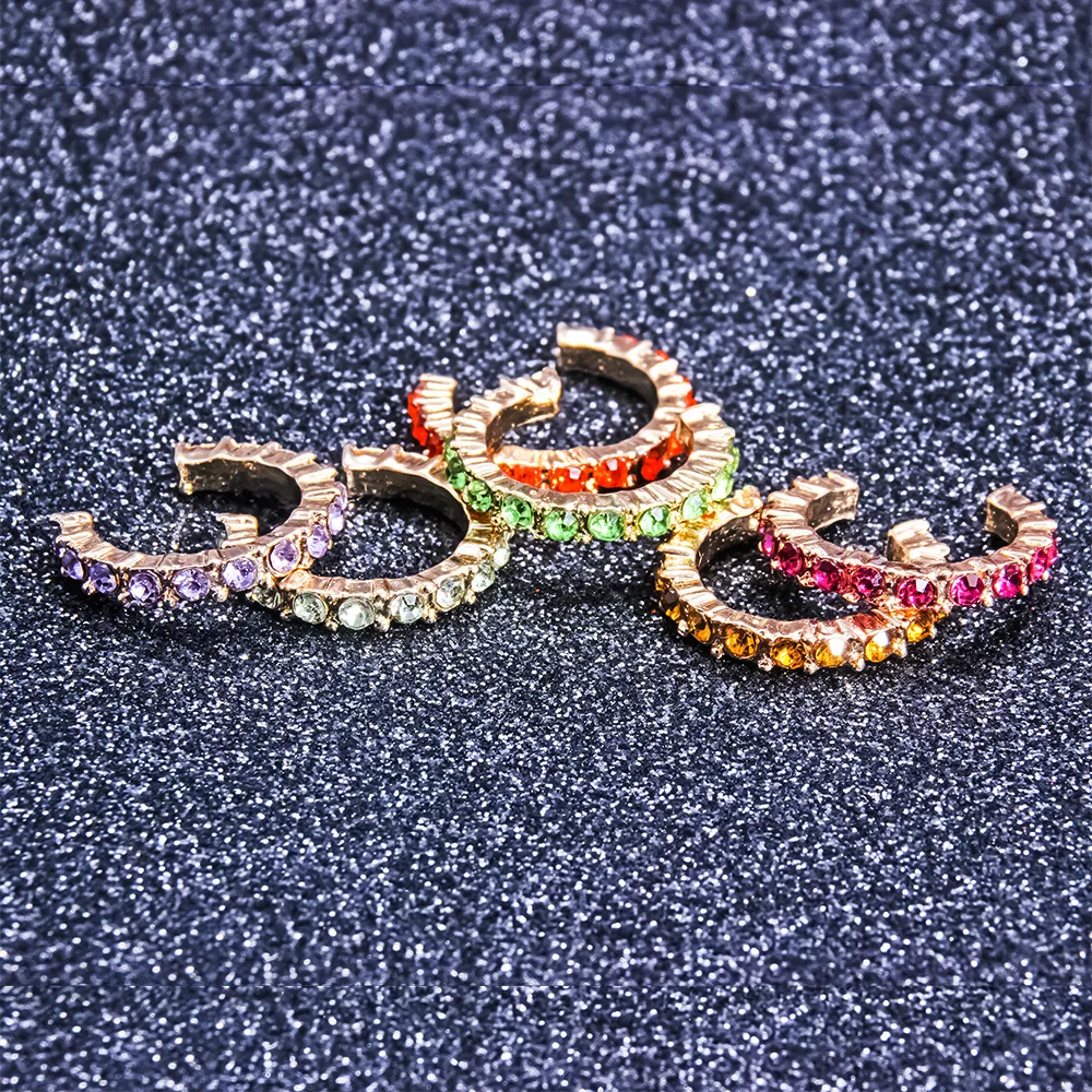 KOMi New Fashion Rhinestone Crystal C Style Ear Bone Clip Set Colorful Sweet Round Geometric Earrings Set for Women E0226
KOMi New Fashion Rhinestone Crystal C Style Ear Bone Clip Set Colorful Sweet Round Geometric Earrings Set for Women E0226
