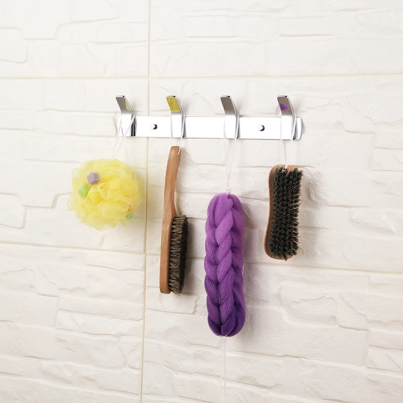 Luxury Silver 3Hooks Durable Bathroom Hooks For Towels Door Coat Hook Classial 304 Stainless Screw Mounted Robe Hooks
Luxury Silver 3Hooks Durable Bathroom Hooks For Towels Door Coat Hook Classial 304 Stainless Screw Mounted Robe Hooks