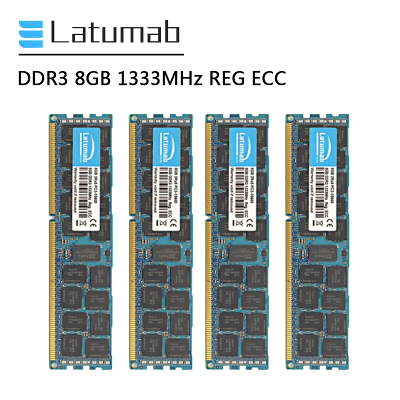 Latumab RAM DDR3 1333MHz 8GB 16GB 32GB Server Memory PC3-10600 REG ECC RAM Memoria DDR3 RAM Module
Latumab RAM DDR3 1333MHz 8GB 16GB 32GB Server Memory PC3-10600 REG ECC RAM Memoria DDR3 RAM Module