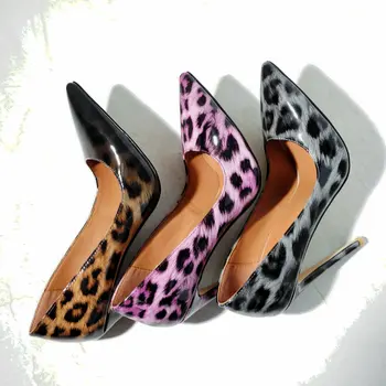 2020 New Spring Summer High Heels Women Pointed Toe Lazy Shoes Fashion Leopard Patent Leather 12cm Thin Heel for Ladies Shoes
2020 New Spring Summer High Heels Women Pointed Toe Lazy Shoes Fashion Leopard Patent Leather 12cm Thin Heel for Ladies Shoes