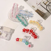 1 Pcs New Women Elegan Acrylic Hair Claw Clips Cute Flower Hair Clips Headband Headwear Hairpin Hair Styling Accessories
1 Pcs New Women Elegan Acrylic Hair Claw Clips Cute Flower Hair Clips Headband Headwear Hairpin Hair Styling Accessories