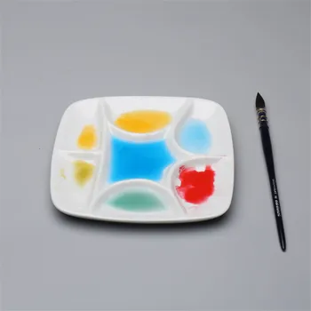 High-quality white porcelain palette professional art watercolor bone china palette multiple specifications oil paint tools
High-quality white porcelain palette professional art watercolor bone china palette multiple specifications oil paint tools