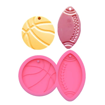 Basketball Rugby Shape Jewelry Pendant Silicone Mould DIY Crafts Making Tool Keychain Epoxy Resin Mold
Basketball Rugby Shape Jewelry Pendant Silicone Mould DIY Crafts Making Tool Keychain Epoxy Resin Mold
