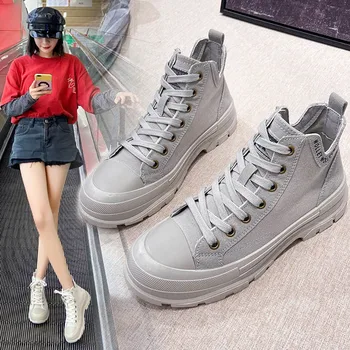 Fashion Women Riding Boots 2020 New Non-slip Damping Platform Retro Leisure Breathable Comfortable Mid Boots Women High Quality 
Fashion Women Riding Boots 2020 New Non-slip Damping Platform Retro Leisure Breathable Comfortable Mid Boots Women High Quality