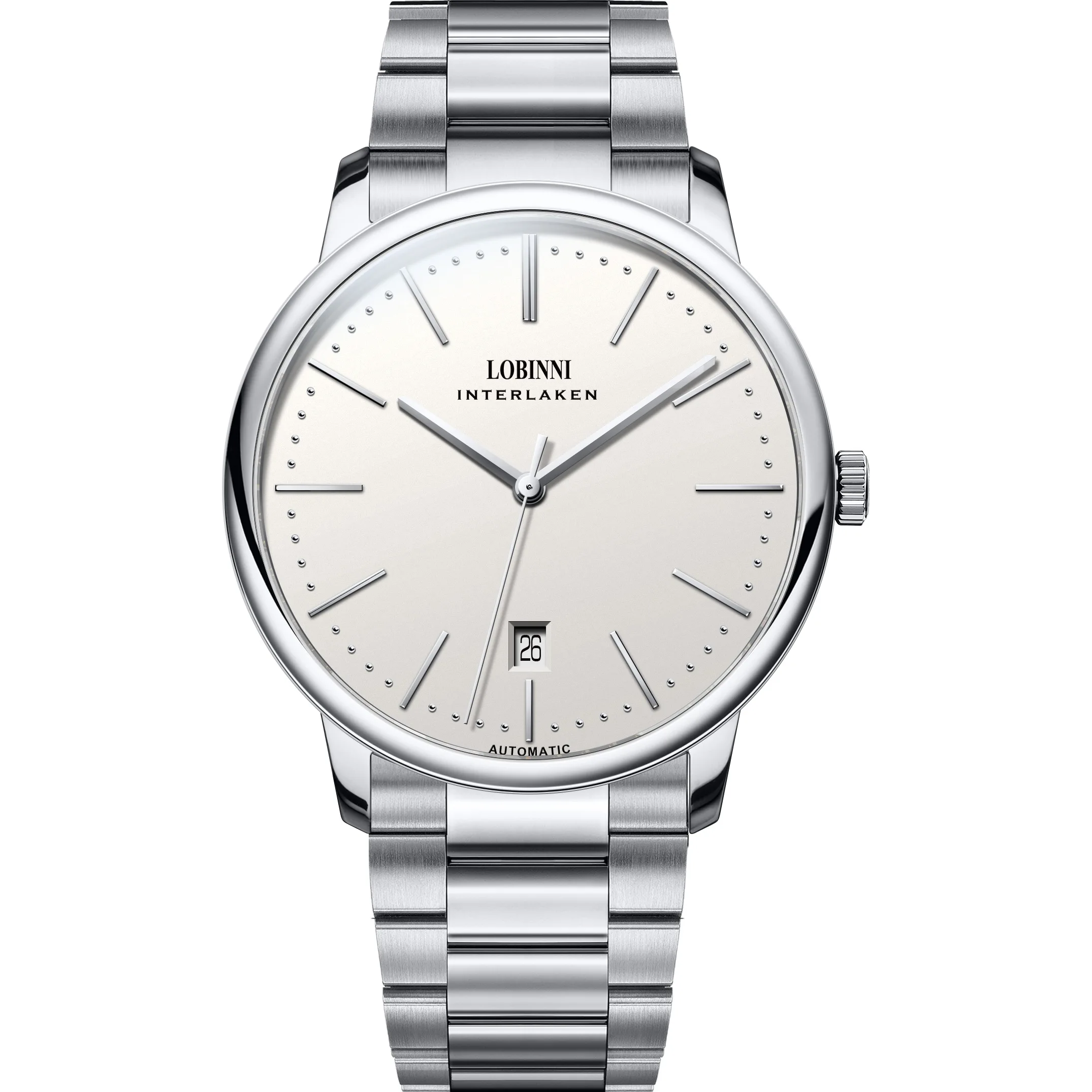 

LOBINNI Men Luxury Watch Ultrathin Mens Automatic Watches Switzerland Mechanical Wristwatch 50M Waterproof Sapphire Miyota 9015