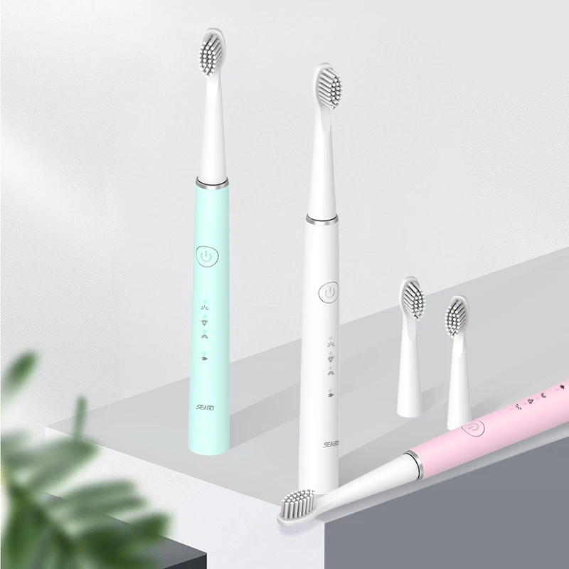 USB Electric Toothbrush Sonic Rechargeable Top Quality Smart Chip Toothbrush Head Replaceable Teeth Whitening Whiten Teeth Brush
USB Electric Toothbrush Sonic Rechargeable Top Quality Smart Chip Toothbrush Head Replaceable Teeth Whitening Whiten Teeth Brush
