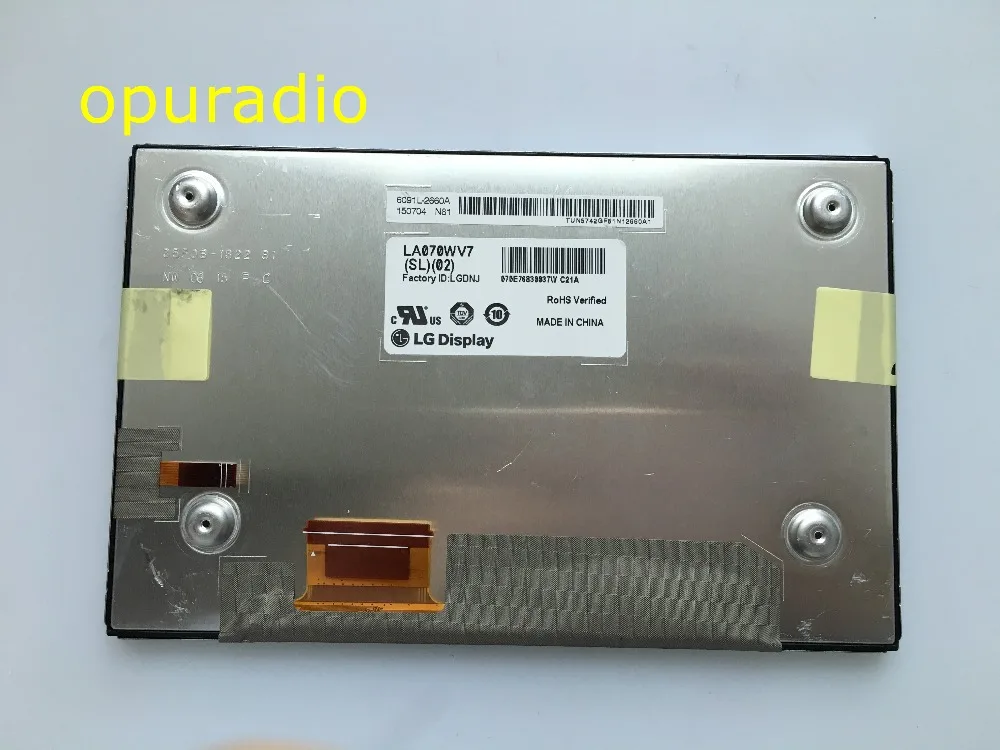 Free shipping for LG 7inch LCD display LA070WV7(SL)(02) LA070WV7-SL02 screen for car GPS navigation LCD monitor