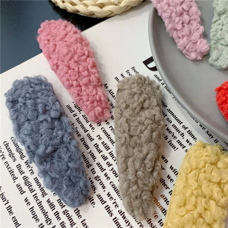fashion new Waterdrop Square Hair Clips Plush Hairpins 1PC Autumn Winter Soft Solid Color Barrettes Hair Accessories Bangs Clips
fashion new Waterdrop Square Hair Clips Plush Hairpins 1PC Autumn Winter Soft Solid Color Barrettes Hair Accessories Bangs Clips