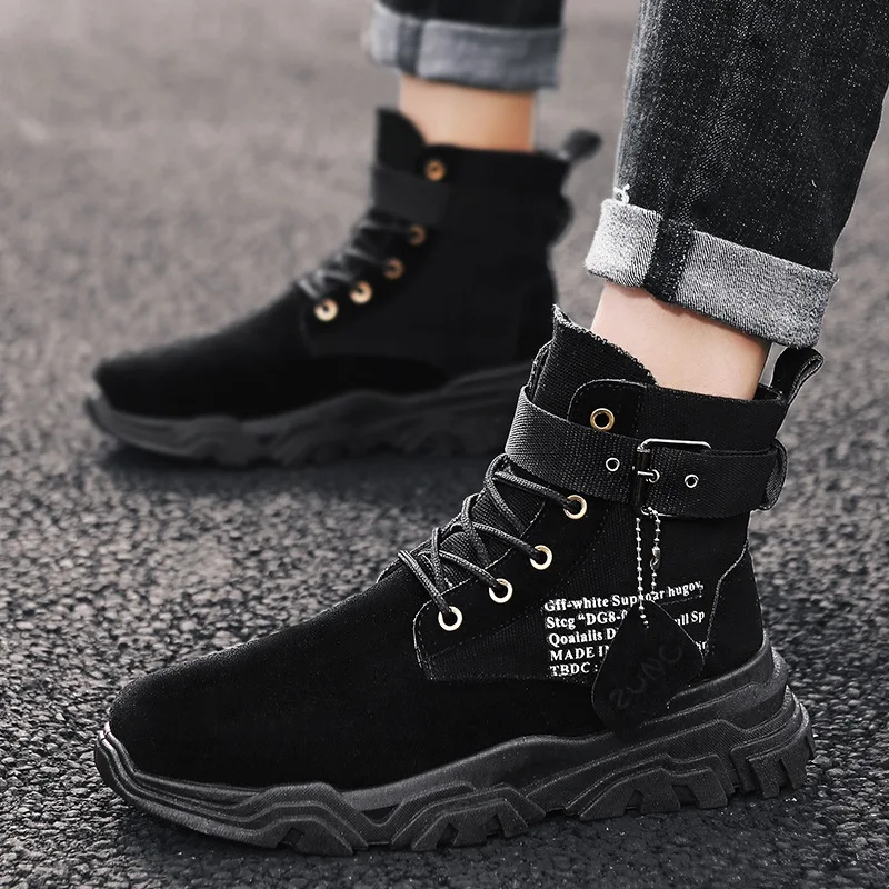 2019 New Style plus Velvet Martin Boots Men's Autumn Hight-top Versatile MEN'S SHOES Short Boots England Worker Boot Men's Versa
2019 New Style plus Velvet Martin Boots Men's Autumn Hight-top Versatile MEN'S SHOES Short Boots England Worker Boot Men's Versa