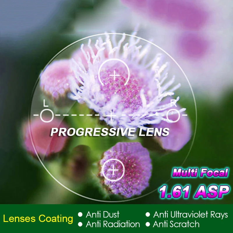 1.61 Digital Free Form Progressive No-Line Multi-Focal Prescription Customized Optical Lenses With Anti-Reflection Coating 2 Pcs
1.61 Digital Free Form Progressive No-Line Multi-Focal Prescription Customized Optical Lenses With Anti-Reflection Coating 2 Pcs