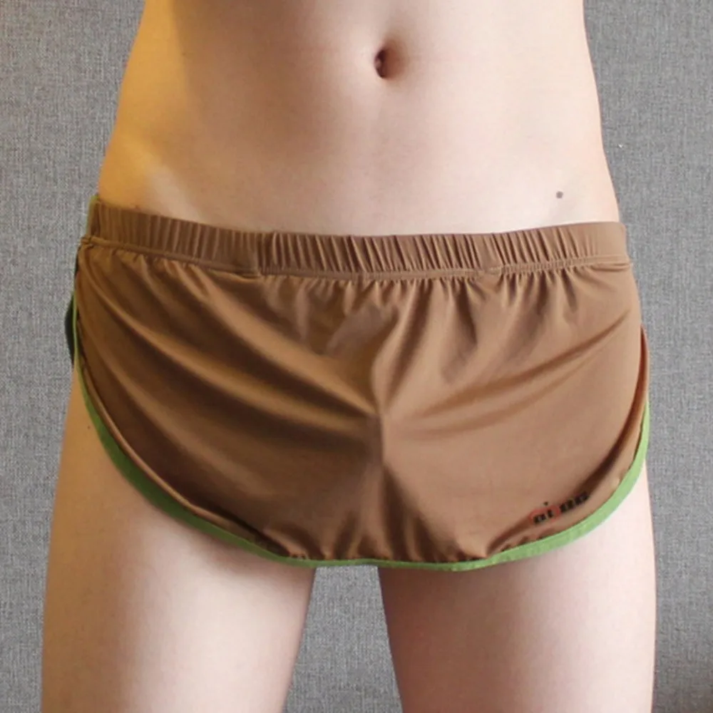Split Side Boxer Pouch Shorts Gay Lingerie Mens Sexy Underwear Boxer Shorts Sleep Bottoms Panties G-Strings Pornoy Underpants
Split Side Boxer Pouch Shorts Gay Lingerie Mens Sexy Underwear Boxer Shorts Sleep Bottoms Panties G-Strings Pornoy Underpants