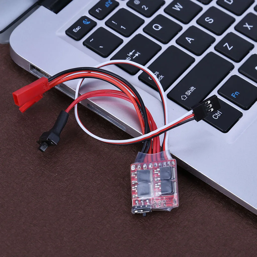 Brushed ESC 20A Li-Po 2S with Brake for RC Crawler Car Boat Tank, Can Work with 130/180/260/280/380 Brush Motor Brushed ESC 20A Li-Po 2S with Brake for RC Crawler Car Boat Tank, Can Work with 130/180/260/280/380 Brush Motor