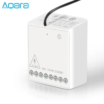 Original Aqara 2 Channels Smart Home Zig-bee Wireless Relay Two-way Control Module Controller Smart Setting Timer Remote Control
Original Aqara 2 Channels Smart Home Zig-bee Wireless Relay Two-way Control Module Controller Smart Setting Timer Remote Control