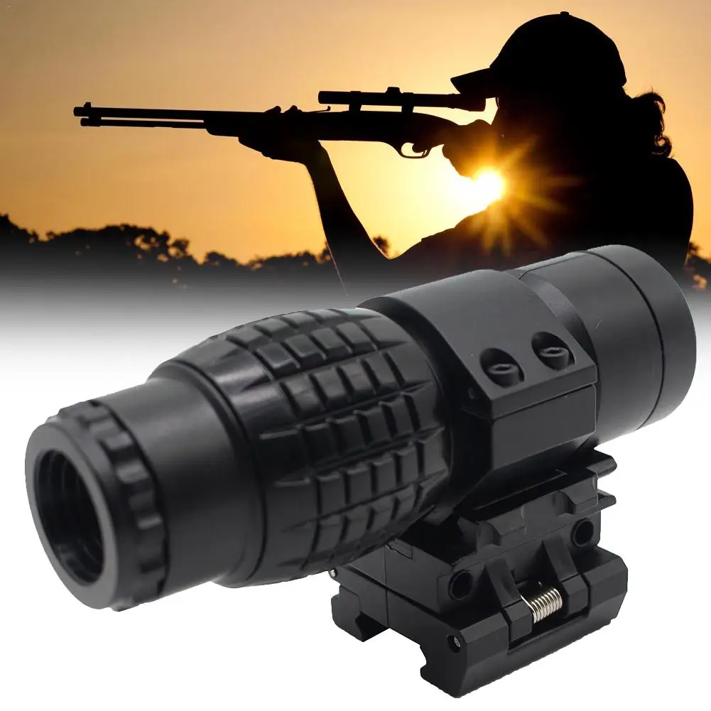 3x Magnifier Riflescope Plastic Tactical Magnifying Hunting Scope For Riflescopes Toy Mount Fits Holographic Reflex Sight
3x Magnifier Riflescope Plastic Tactical Magnifying Hunting Scope For Riflescopes Toy Mount Fits Holographic Reflex Sight