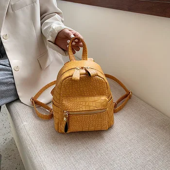 Crocodile Pattern Women Backpacks 2020 Fashion PU Leather Girls Backpacks Solid Color Casual Simple Small Ladies Back-packs New
Crocodile Pattern Women Backpacks 2020 Fashion PU Leather Girls Backpacks Solid Color Casual Simple Small Ladies Back-packs New
