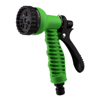 

Heavy-Duty ABS Garden Hose Nozzle - Water Hose Nozzle with 7 Adjustable Watering Patterns Ideal for Car Wash