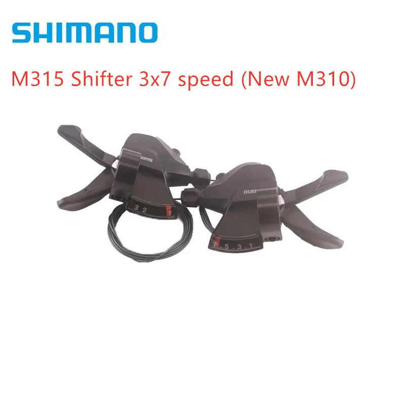 SHIMANO Altus SL-M315 3x7 21 Speed Shifter Trigger Set Rapidfire Plus w/Shifter Cable Update from M310
SHIMANO Altus SL-M315 3x7 21 Speed Shifter Trigger Set Rapidfire Plus w/Shifter Cable Update from M310