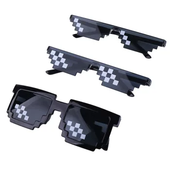 Mosaic Sunglasses Trick Toy Glasses Deal with It Glasses Pixel Women Men Black Mosaic Sunglasses Stage Performance Funny Toy 
Mosaic Sunglasses Trick Toy Glasses Deal with It Glasses Pixel Women Men Black Mosaic Sunglasses Stage Performance Funny Toy
