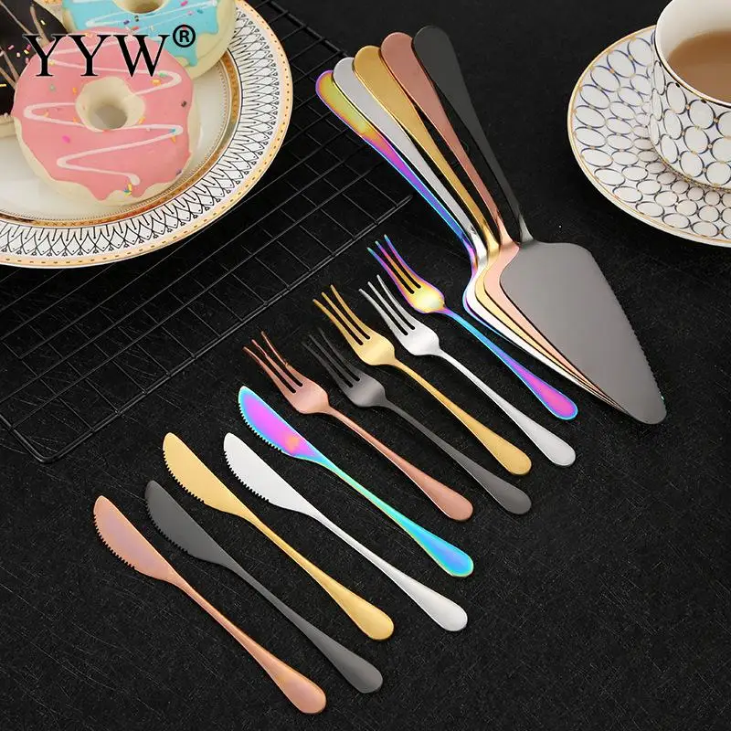 Stainless Steel Set Of Dishes Colorful Cutlery Set Dinnerware Set Kit Fork Knife Spoon Tableware Sets Kitchen Decor Accessories
Stainless Steel Set Of Dishes Colorful Cutlery Set Dinnerware Set Kit Fork Knife Spoon Tableware Sets Kitchen Decor Accessories