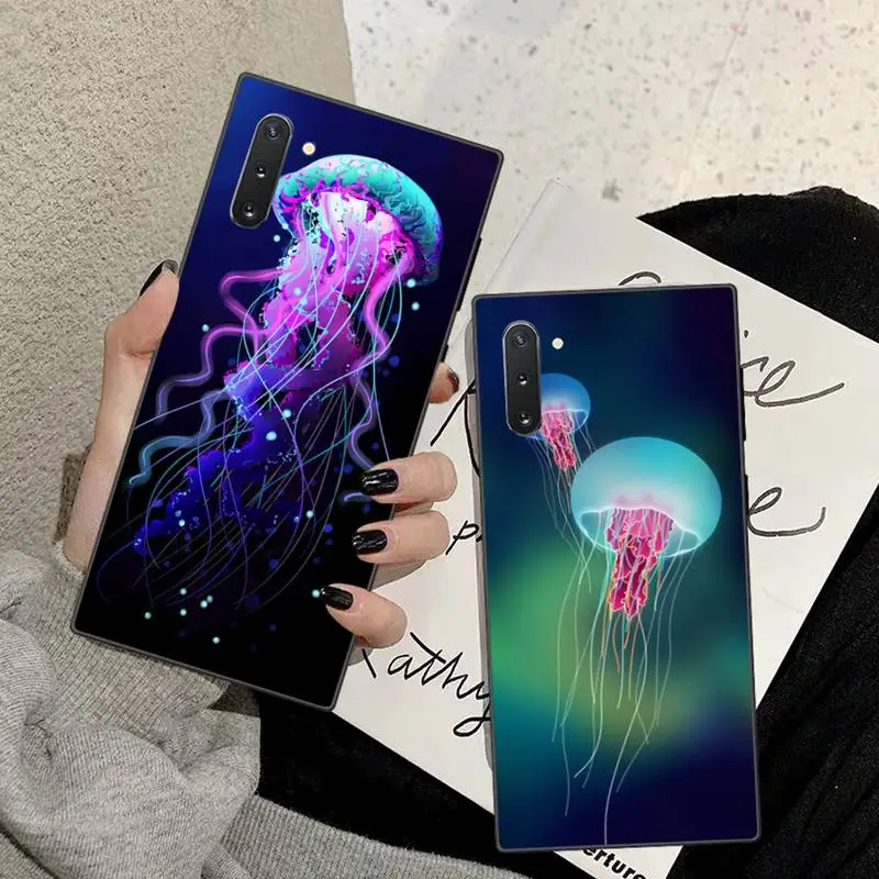 Colorful jellyfish underwater Cover Black Soft Shell Phone Case For Samsung Note 7 8 9 10 pro Galaxy J7 J8 J6 Plus 2018 Prime
Colorful jellyfish underwater Cover Black Soft Shell Phone Case For Samsung Note 7 8 9 10 pro Galaxy J7 J8 J6 Plus 2018 Prime