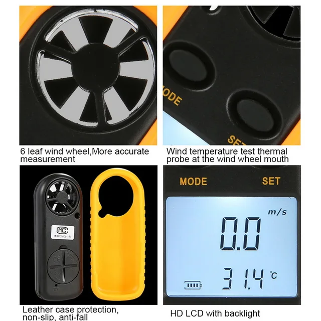 LCD anemometr cyfrowy termometr ręczny wysoka dokładność miernik prędkości wiatru do pomiaru wiatr prędkość temperatura anemometr tanie i dobre opinie Urijk Anemometer Anemometer Handheld Wind Speed Meter Large LCD display with backlight Portable easy to carry Made of high quality ABS material LCD anemometr cyfrowy termometr ręczny wysoka dokładność miernik prędkości wiatru do pomiaru wiatr prędkość temperatura anemometr tanie i dobre opinie Urijk Anemometer Anemometer Handheld Wind Speed Meter Large LCD display with backlight Portable easy to carry Made of high quality ABS material