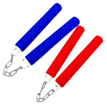 2PCS Sponge Nunchucks Children Safe Nunchakus Practice Perform Nunchakus for Kids Practicing (Red Blue)
2PCS Sponge Nunchucks Children Safe Nunchakus Practice Perform Nunchakus for Kids Practicing (Red Blue)