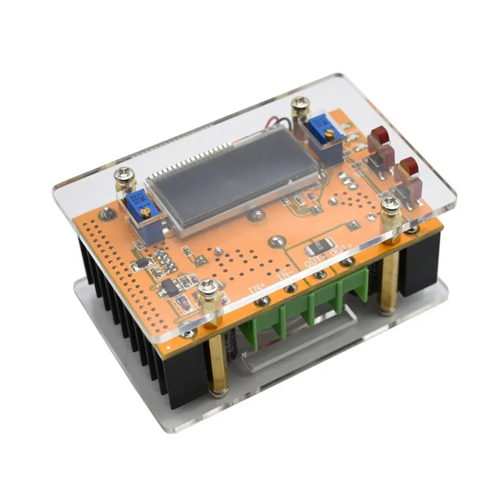 10A Adjustable Voltage Transformer Power Module With Lcd Display + Protective Case Voltage Regulator
10A Adjustable Voltage Transformer Power Module With Lcd Display + Protective Case Voltage Regulator