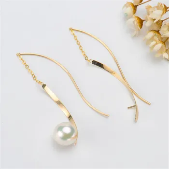G18K Gold Earring Hooks with Eyepin Bead Caps, Yellow Karat Gold Solid 18ct oro French Earwire Dangle Pearl Earrings
G18K Gold Earring Hooks with Eyepin Bead Caps, Yellow Karat Gold Solid 18ct oro French Earwire Dangle Pearl Earrings