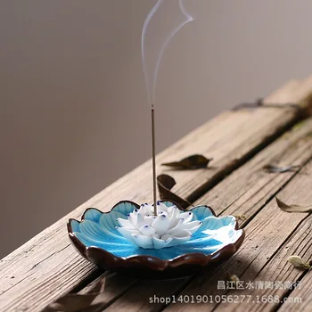 Ceramic Creative Incense Golden Lotus Incense Sandalwood Incense Base Incense Burner Crafts Bruleur Encens Home Decor BE50IN
Ceramic Creative Incense Golden Lotus Incense Sandalwood Incense Base Incense Burner Crafts Bruleur Encens Home Decor BE50IN