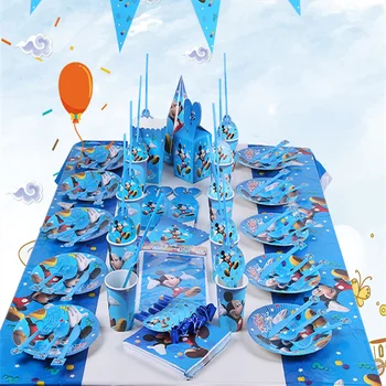 Mickey Mouse Happy Birthday Party Decorations Kids Plate Cup Paper Straw Napkin Disposable Tableware Baby Shower Event Party Set
Mickey Mouse Happy Birthday Party Decorations Kids Plate Cup Paper Straw Napkin Disposable Tableware Baby Shower Event Party Set