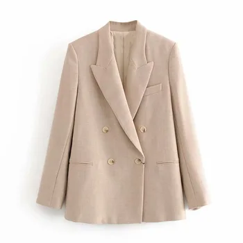 M7964 2020 Spring and Summer New Fashion Style Khaki OL Jackets Double-Breasted Blazer Tops Loose Houndstooth Suit Coat
M7964 2020 Spring and Summer New Fashion Style Khaki OL Jackets Double-Breasted Blazer Tops Loose Houndstooth Suit Coat
