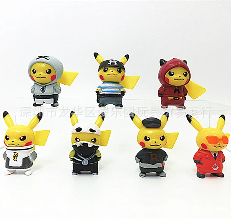 New Style 7pcs/set 3-3.5cm Mini Cartoon Pikachued Figure Pokemoned Figures Cartoon Pvc Action Figures Toys for Children P28
New Style 7pcs/set 3-3.5cm Mini Cartoon Pikachued Figure Pokemoned Figures Cartoon Pvc Action Figures Toys for Children P28
