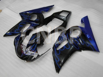 YZF R6 1998 - 2002 Fairings YZF600 R6 2001 Black Blue Flame Fairing YZFR6 1998 Fairings 
YZF R6 1998 - 2002 Fairings YZF600 R6 2001 Black Blue Flame Fairing YZFR6 1998 Fairings