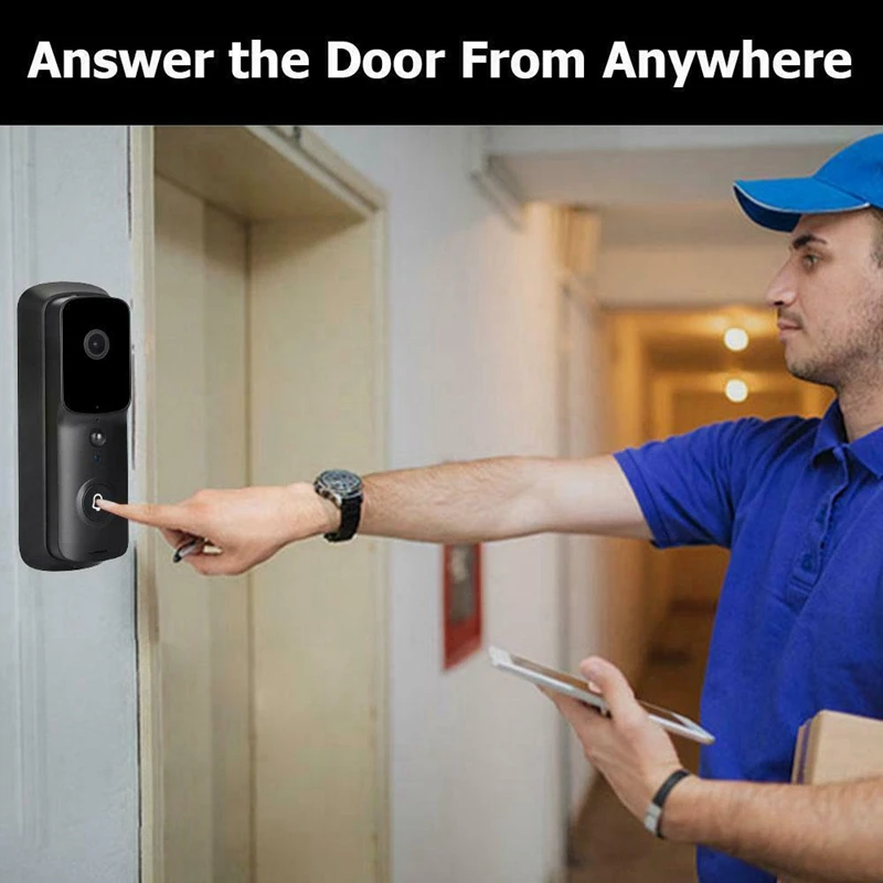 Smart home wireless video doorbell
