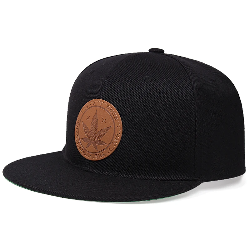 Men's Women's Solid Color Leather Maple Leaf Baseball Cap Rapper Flat-Edged Hip Hop Cap Outdoor Sunshade Adjustable SNAPBACK Cap
Men's Women's Solid Color Leather Maple Leaf Baseball Cap Rapper Flat-Edged Hip Hop Cap Outdoor Sunshade Adjustable SNAPBACK Cap